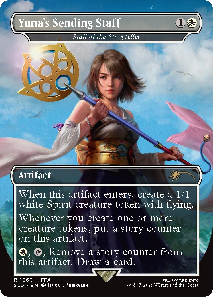 Yuna's Sending Staff - Staff of the Storyteller [Secret Lair Drop Series] | L.A. Mood Comics and Games
