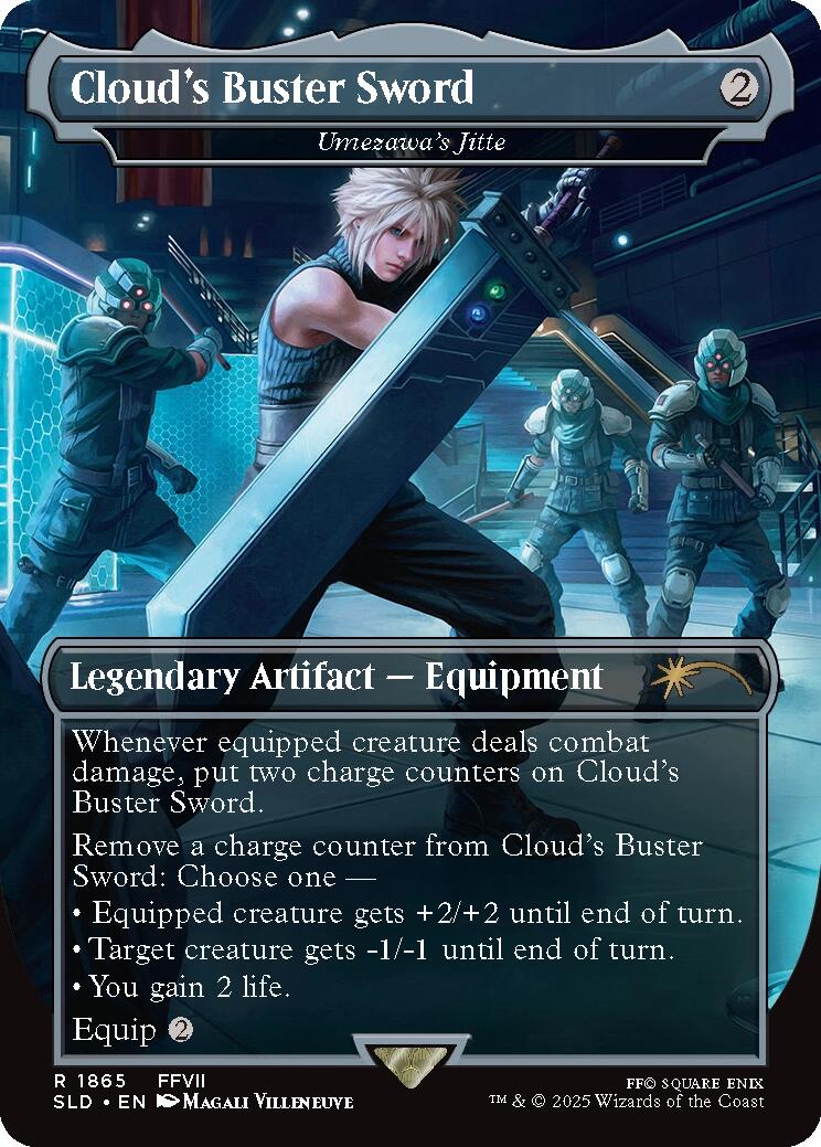 Cloud's Buster Sword - Umezawa's Jitte [Secret Lair Drop Series] | L.A. Mood Comics and Games