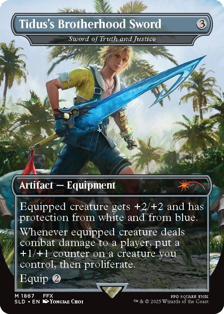 Tidus's Brotherhood Sword - Sword of Truth and Justice [Secret Lair Drop Series] | L.A. Mood Comics and Games