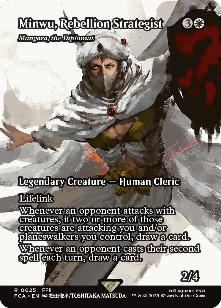 Minwu, Rebellion Strategist - Mangara, the Diplomat (Showcase) [FINAL FANTASY : Through the Ages] | L.A. Mood Comics and Games