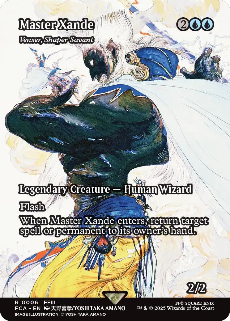 Master Xande - Venser, Shaper Savant (Showcase) [FINAL FANTASY : Through the Ages] | L.A. Mood Comics and Games