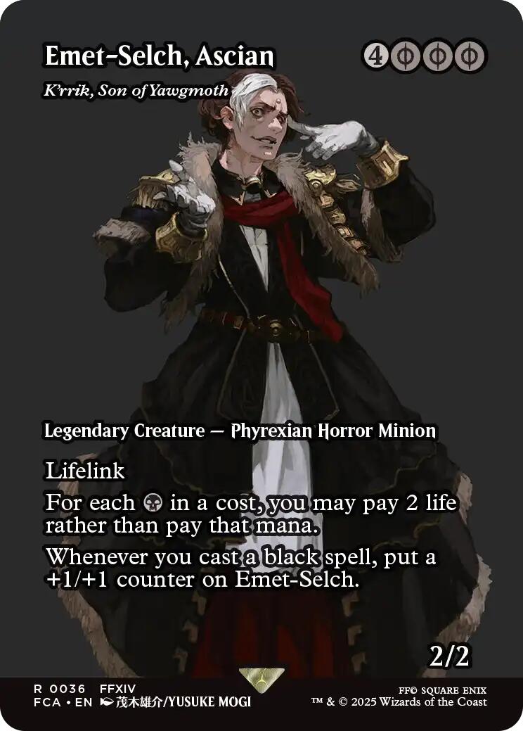 Emet-Selch, Ascian - K'rrik, Son of Yawgmoth (Showcase) [FINAL FANTASY : Through the Ages] | L.A. Mood Comics and Games