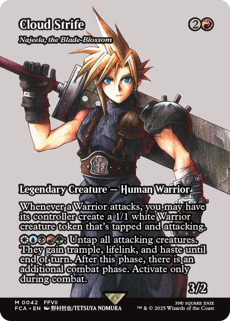 Cloud Strife - Najeela, the Blade-Blossom (Showcase) [FINAL FANTASY : Through the Ages] | L.A. Mood Comics and Games