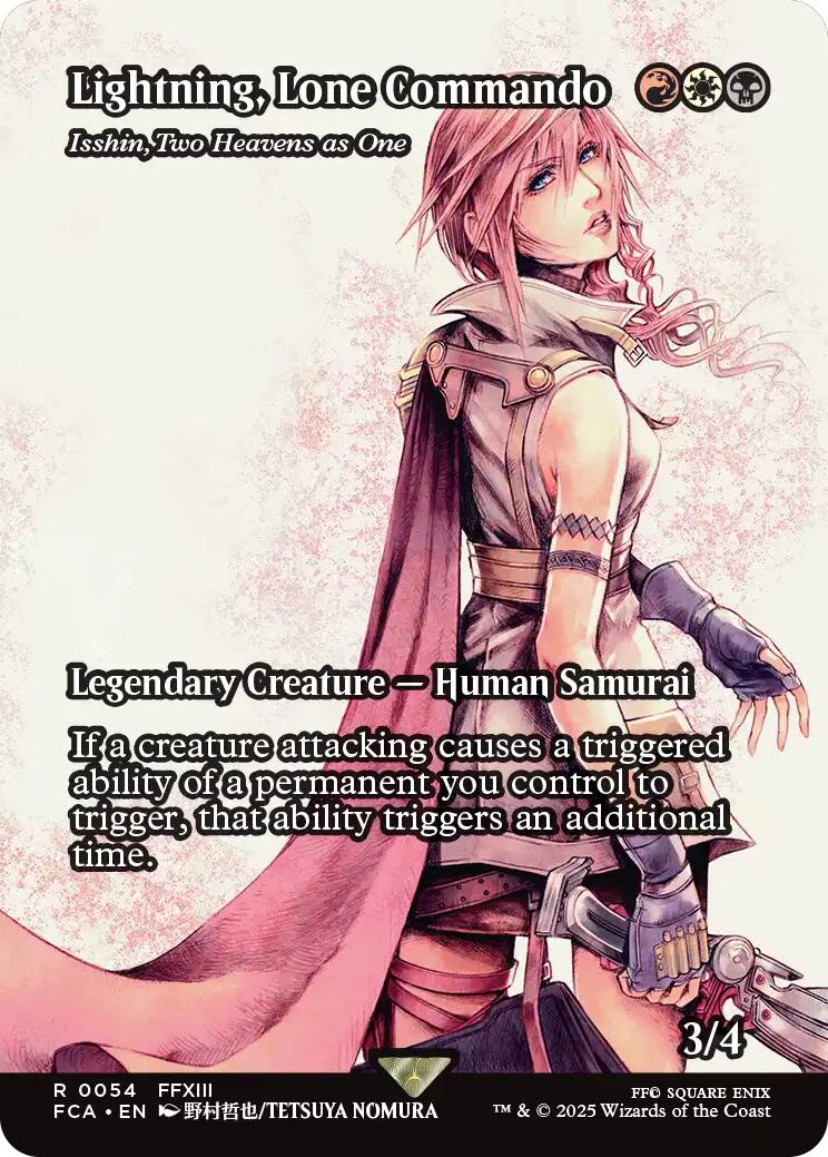 Lightning, Lone Commando - Isshin, Two Heavens as One (Showcase) [FINAL FANTASY : Through the Ages] | L.A. Mood Comics and Games