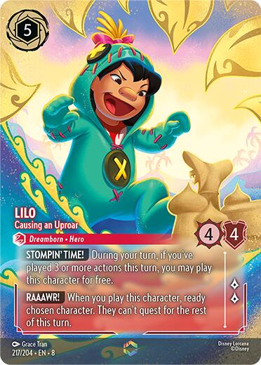 Lilo - Causing an Uproar (Enchanted) (217/204) [Reign of Jafar] | L.A. Mood Comics and Games
