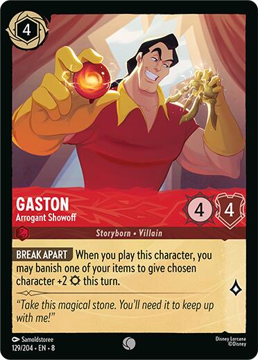 Gaston - Arrogant Showoff (129/204) [Reign of Jafar] | L.A. Mood Comics and Games