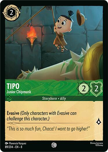 Tipo - Junior Chipmunk (89/204) [Reign of Jafar] | L.A. Mood Comics and Games