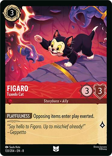 Figaro - Tuxedo Cat (133/204) [Reign of Jafar] | L.A. Mood Comics and Games