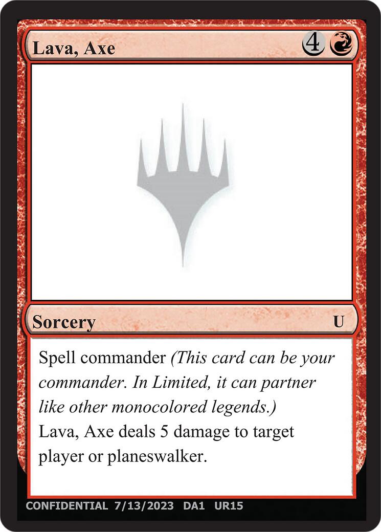 Lava, Axe [Mystery Booster] | L.A. Mood Comics and Games
