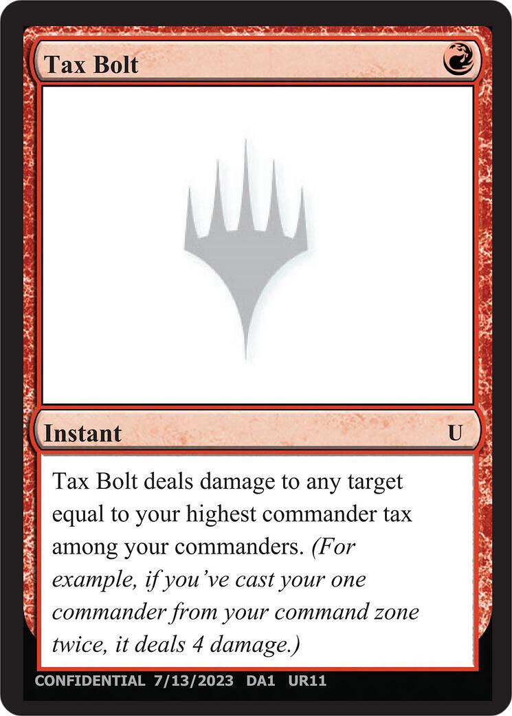 Tax Bolt [Mystery Booster] | L.A. Mood Comics and Games
