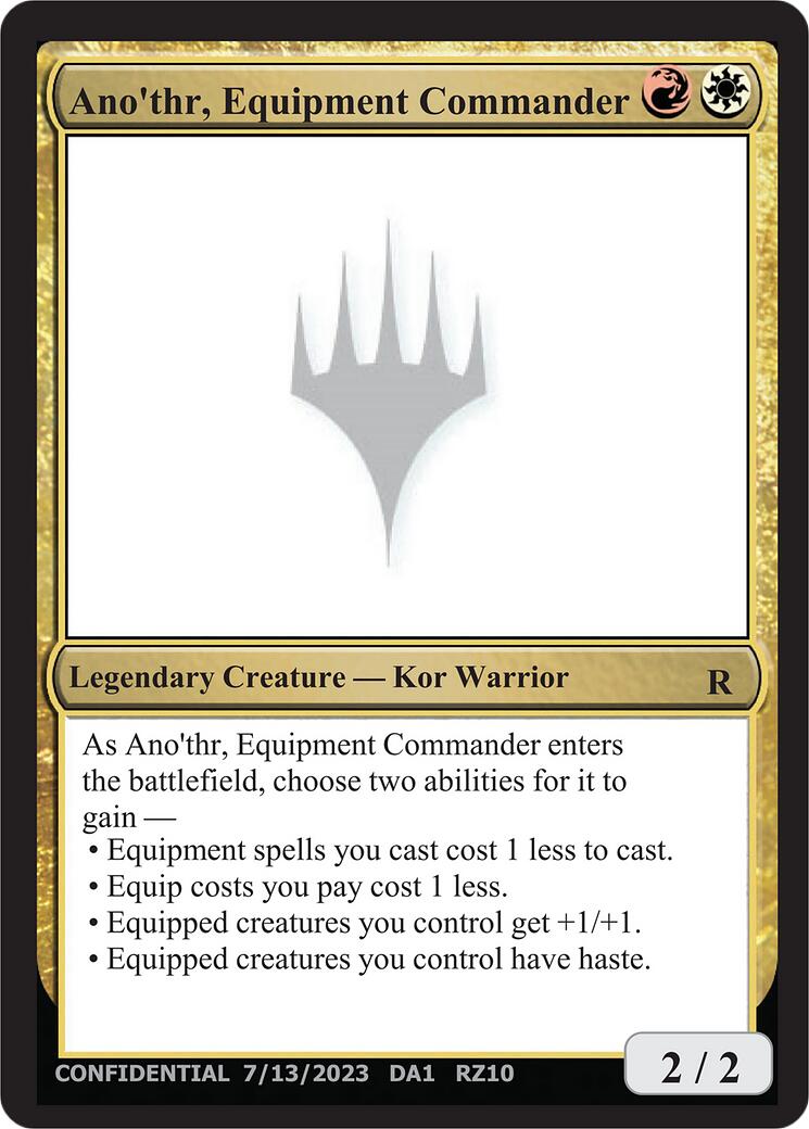 Ano'thr, Equipment Commander [Mystery Booster] | L.A. Mood Comics and Games