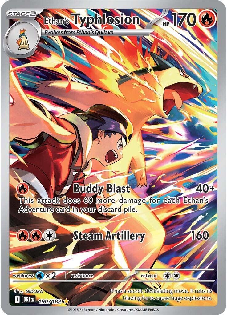 Ethan's Typhlosion (190/182) [Scarlet & Violet: Destined Rivals] | L.A. Mood Comics and Games