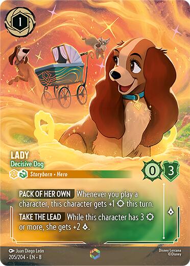 Lady - Decisive Dog (Enchanted) (205/204) [Reign of Jafar] | L.A. Mood Comics and Games