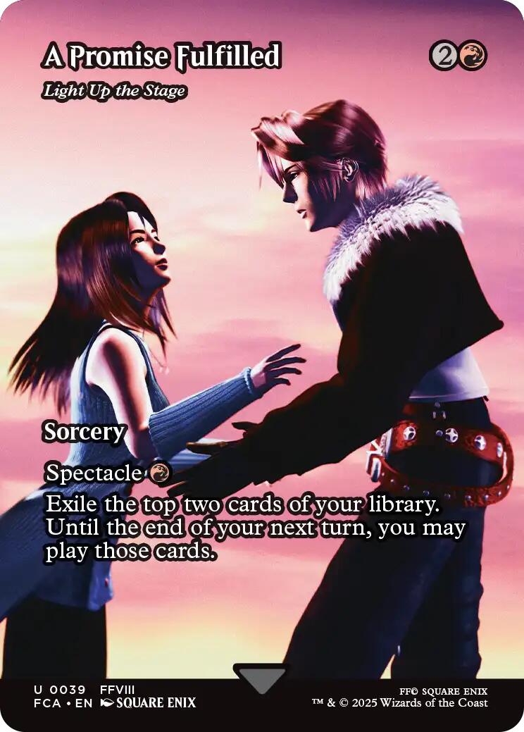 A Promise Fulfilled - Light Up the Stage (Showcase) [FINAL FANTASY : Through the Ages] | L.A. Mood Comics and Games