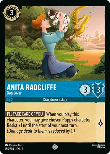 Anita Radcliffe - Dog Lover (155/204) [Reign of Jafar] | L.A. Mood Comics and Games