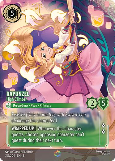 Rapunzel - High Climber (Enchanted) (214/204) [Reign of Jafar] | L.A. Mood Comics and Games