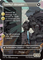 Crystal Fragments // Summon: Alexander (Borderless) [FINAL FANTASY] | L.A. Mood Comics and Games