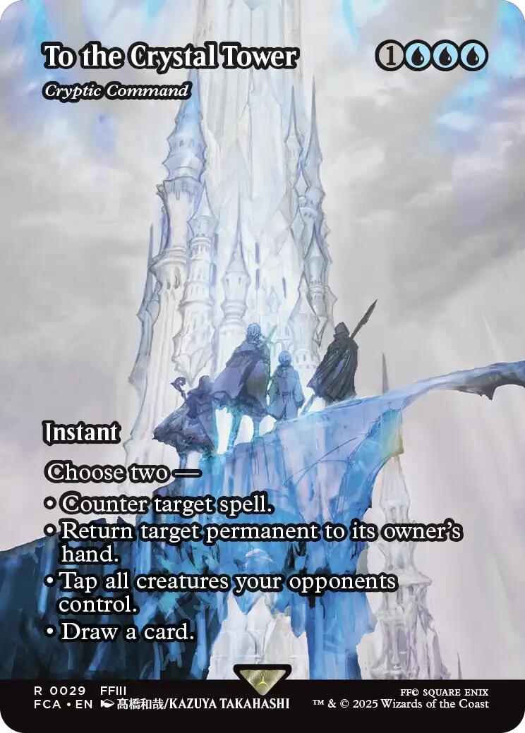 To the Crystal Tower - Cryptic Command (Showcase) [FINAL FANTASY : Through the Ages] | L.A. Mood Comics and Games