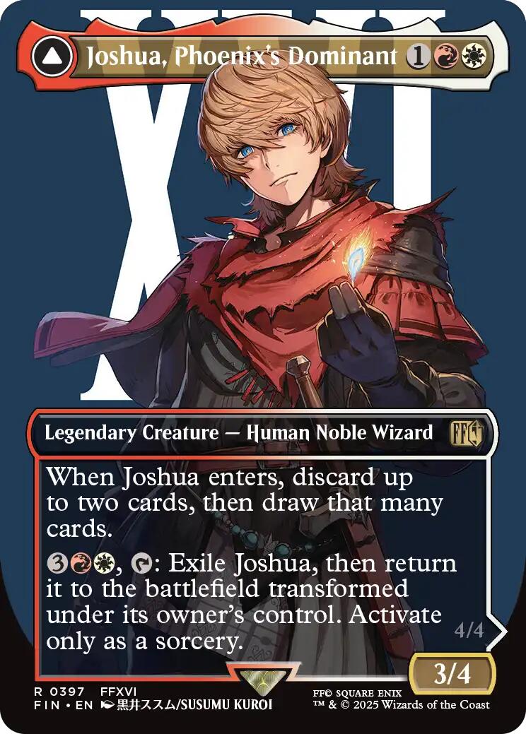 Joshua, Phoenix's Dominant (Borderless) [FINAL FANTASY] | L.A. Mood Comics and Games