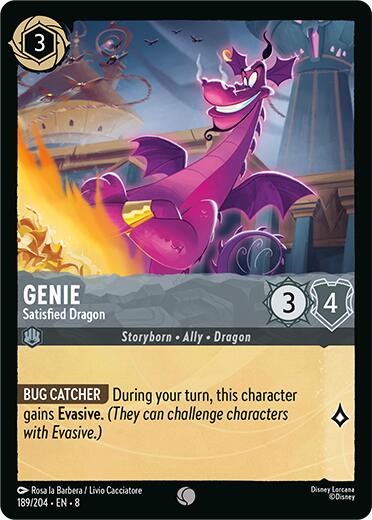 Genie - Satisfied Dragon (189/204) [Reign of Jafar] | L.A. Mood Comics and Games