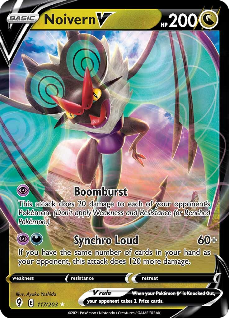 Noivern V (117/203) [Sword & Shield: Evolving Skies] | L.A. Mood Comics and Games