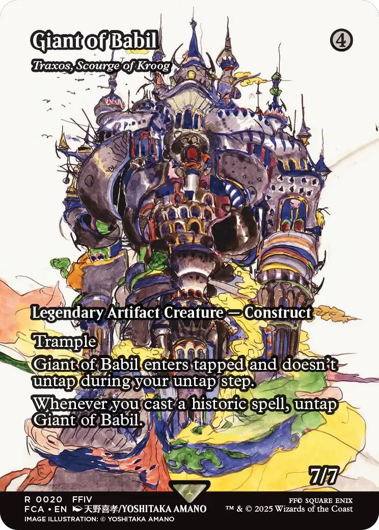 Giant of Babil - Traxos, Scourge of Kroog (Showcase) [FINAL FANTASY : Through the Ages] | L.A. Mood Comics and Games