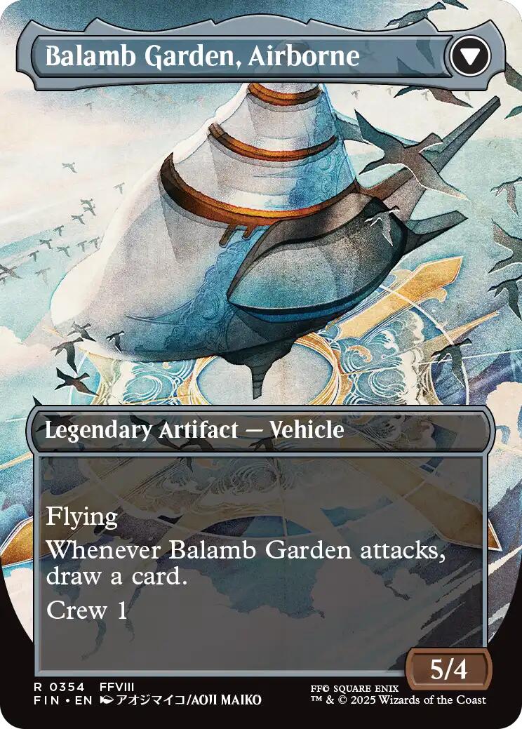 Balamb Garden, SeeD Academy // Balamb Garden, Airborne (Borderless) [FINAL FANTASY] | L.A. Mood Comics and Games
