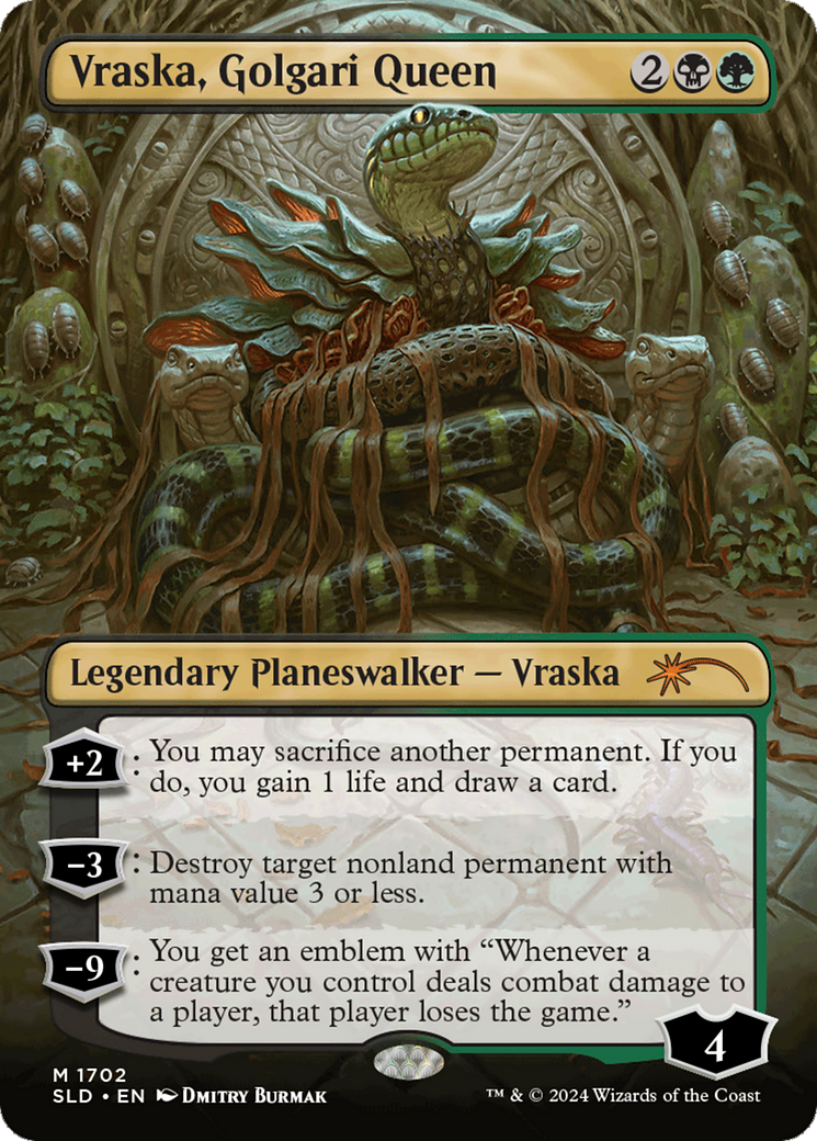 Vraska, Golgari Queen (1702) (Rainbow Foil) [Secret Lair Drop Series] | L.A. Mood Comics and Games