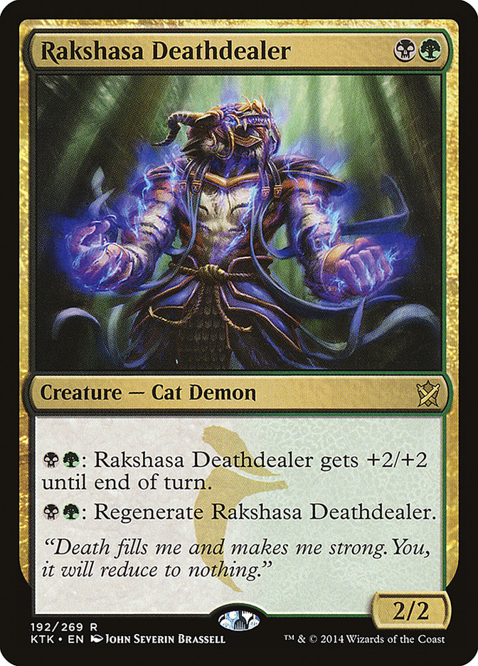 Rakshasa Deathdealer [Khans of Tarkir] | L.A. Mood Comics and Games