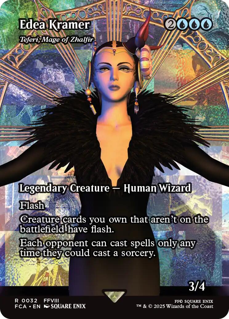 Edea Kramer - Teferi, Mage of Zhalfir (Showcase) [FINAL FANTASY : Through the Ages] | L.A. Mood Comics and Games