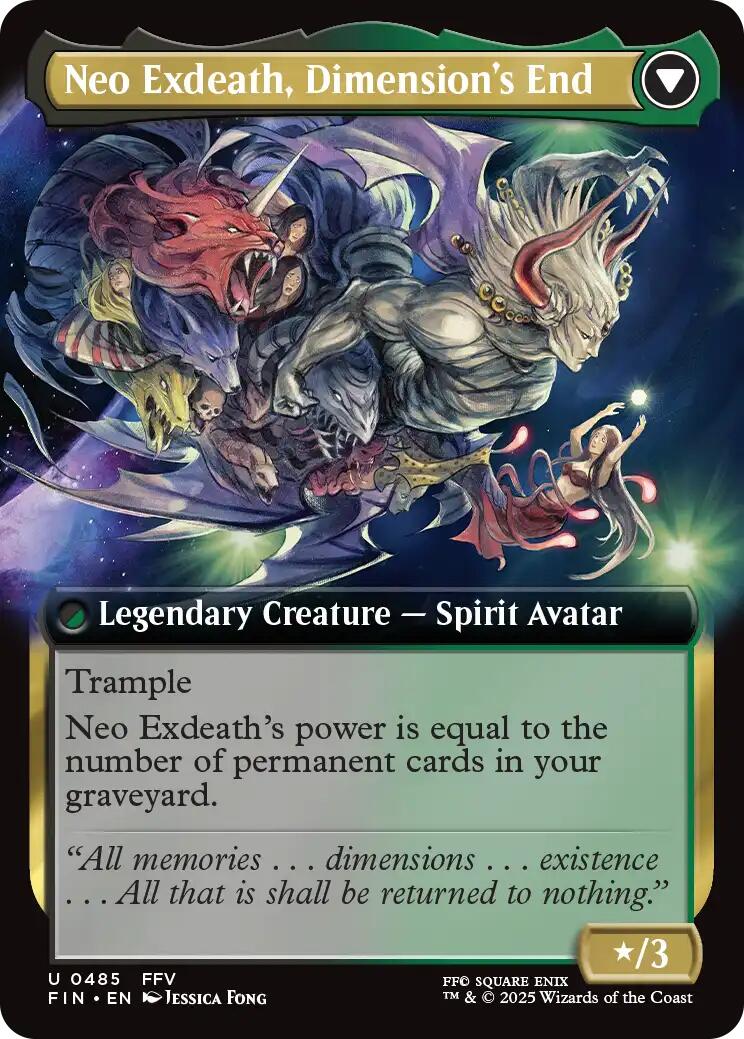 Exdeath, Void Warlock // Neo Exdeath, Dimension's End (Extended Art) [FINAL FANTASY] | L.A. Mood Comics and Games