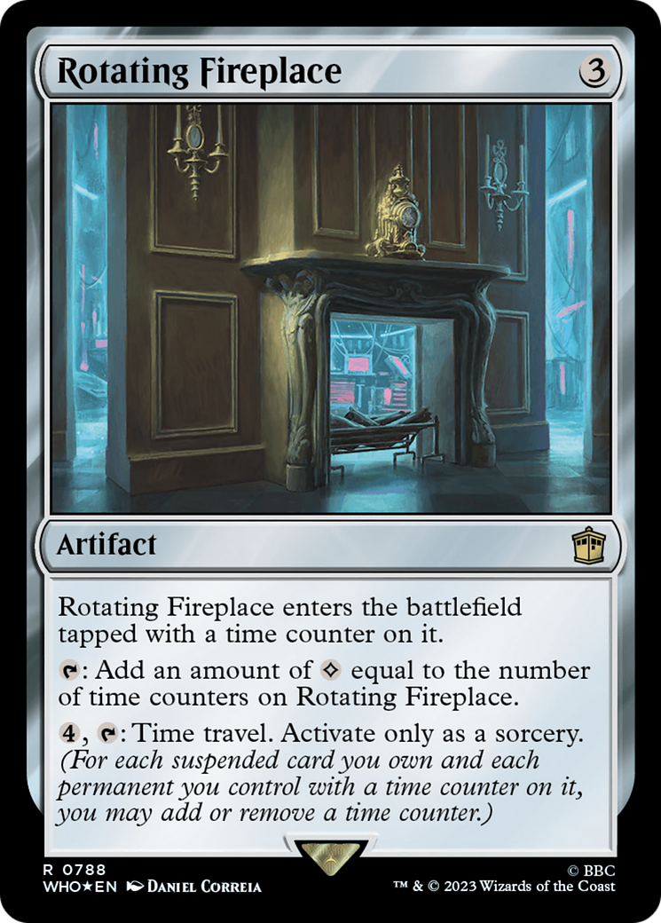 Rotating Fireplace (Surge Foil) [Doctor Who] | L.A. Mood Comics and Games
