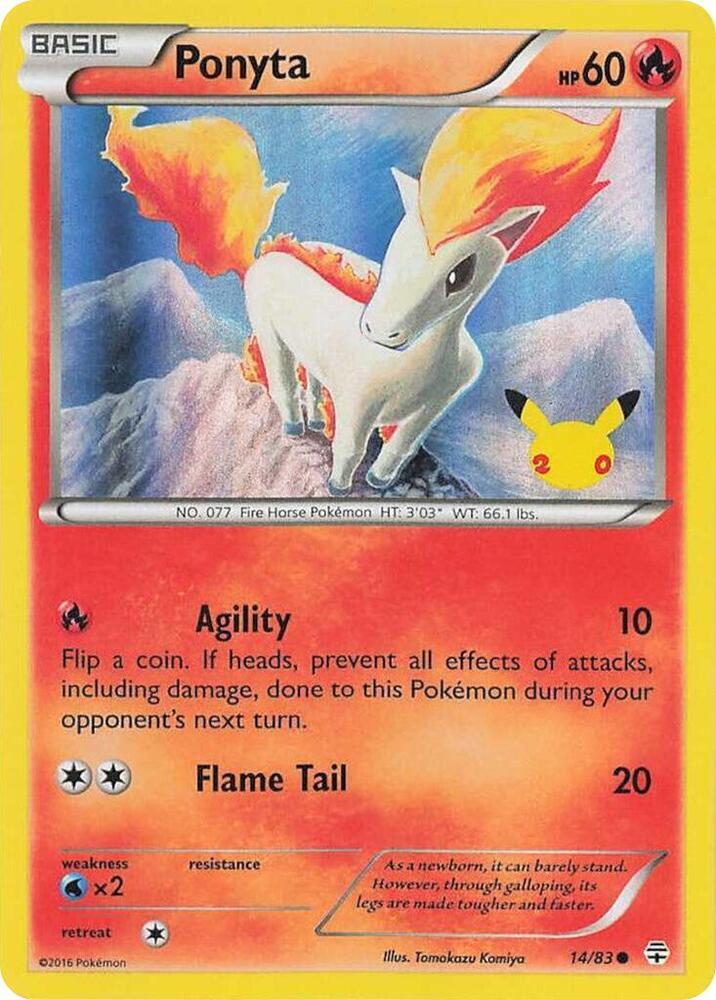 Ponyta (014/083) (UK Exclusive Promo) [Miscellaneous Cards] | L.A. Mood Comics and Games