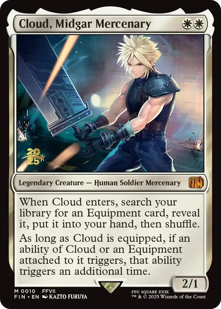 Cloud, Midgar Mercenary [FINAL FANTASY Prerelease Promo] | L.A. Mood Comics and Games