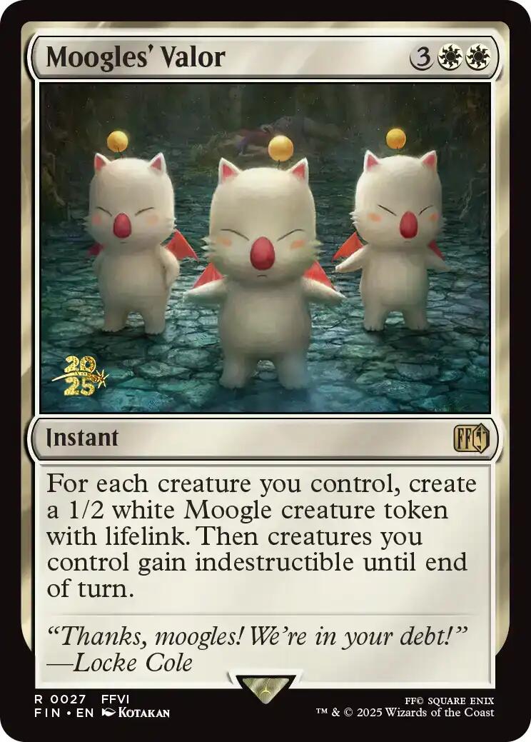 Moogles' Valor [FINAL FANTASY Prerelease Promo] | L.A. Mood Comics and Games