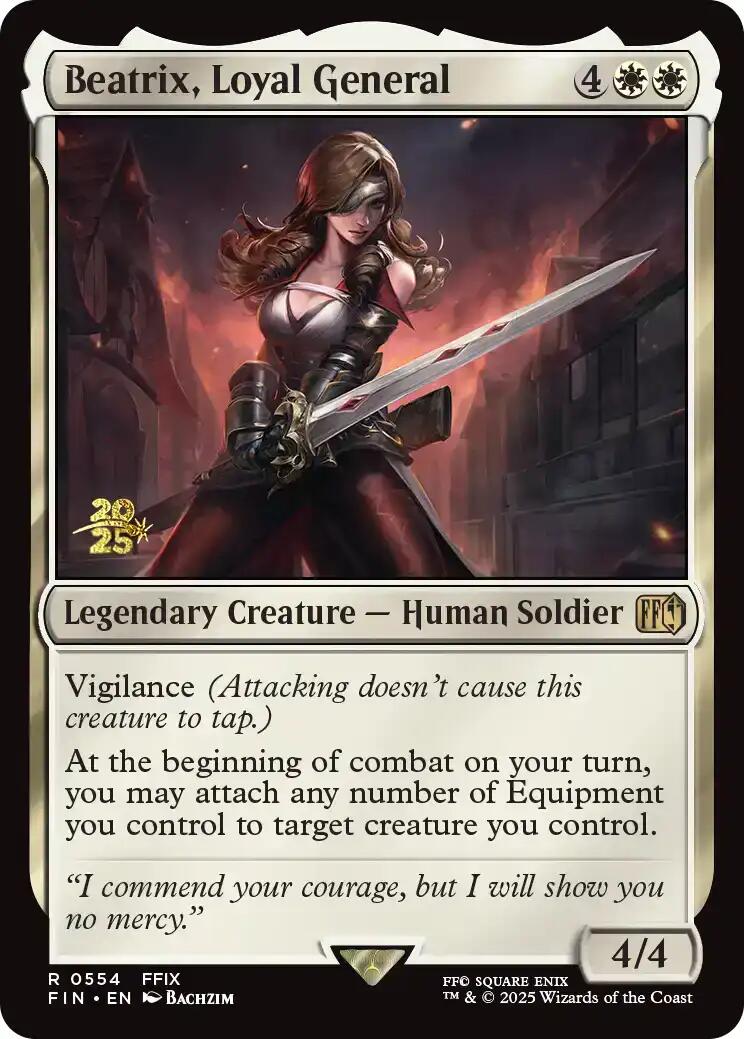 Beatrix, Loyal General [FINAL FANTASY Prerelease Promo] | L.A. Mood Comics and Games