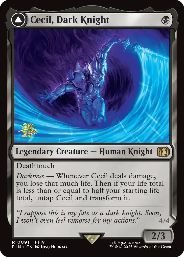 Cecil, Dark Knight [FINAL FANTASY Prerelease Promo] | L.A. Mood Comics and Games