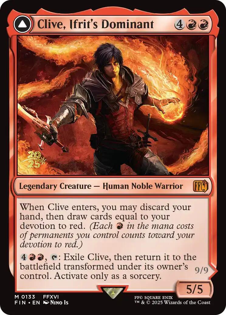 Clive, Ifrit's Dominant [FINAL FANTASY Prerelease Promo] | L.A. Mood Comics and Games
