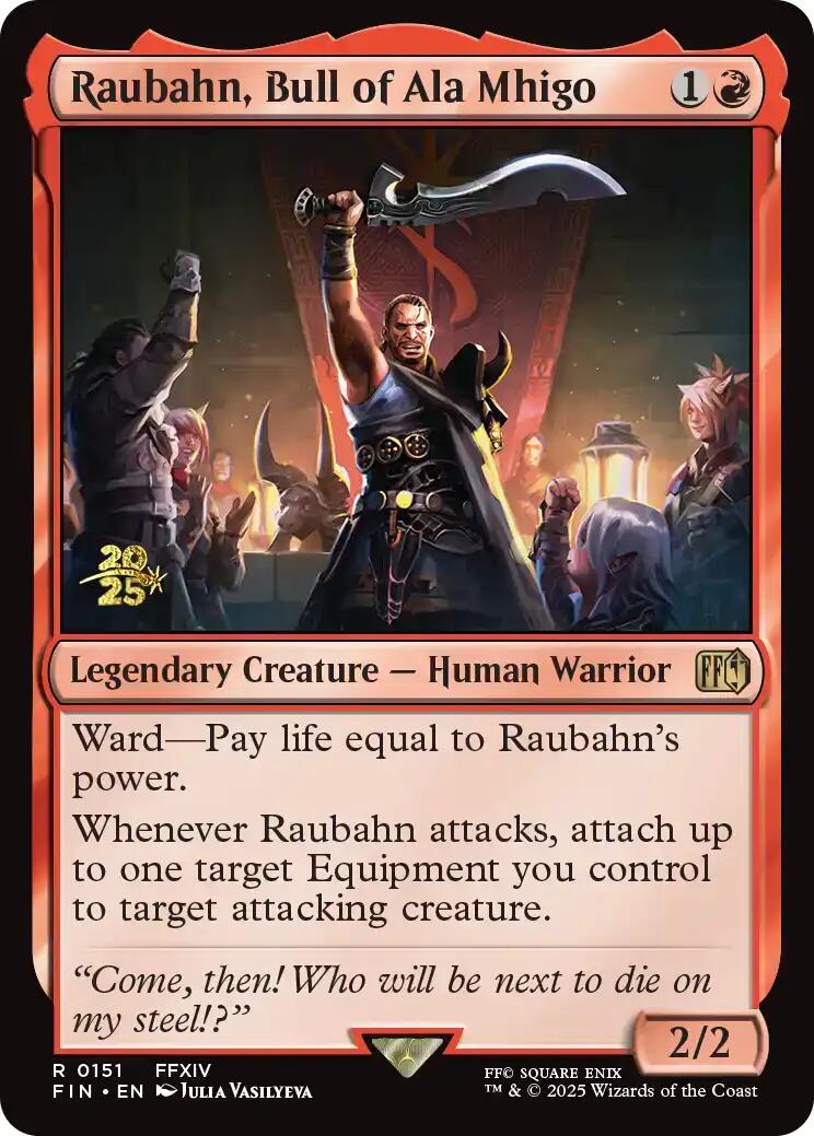 Raubahn, Bull of Ala Mhigo [FINAL FANTASY Prerelease Promo] | L.A. Mood Comics and Games