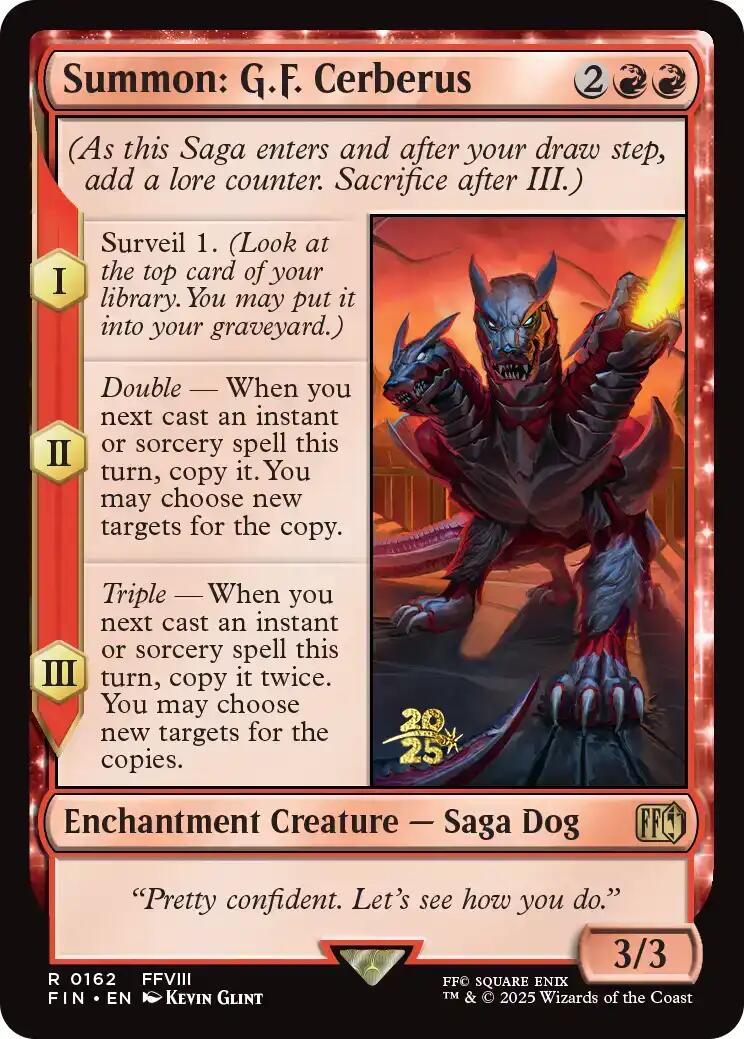 Summon: G.F. Cerberus [FINAL FANTASY Prerelease Promo] | L.A. Mood Comics and Games