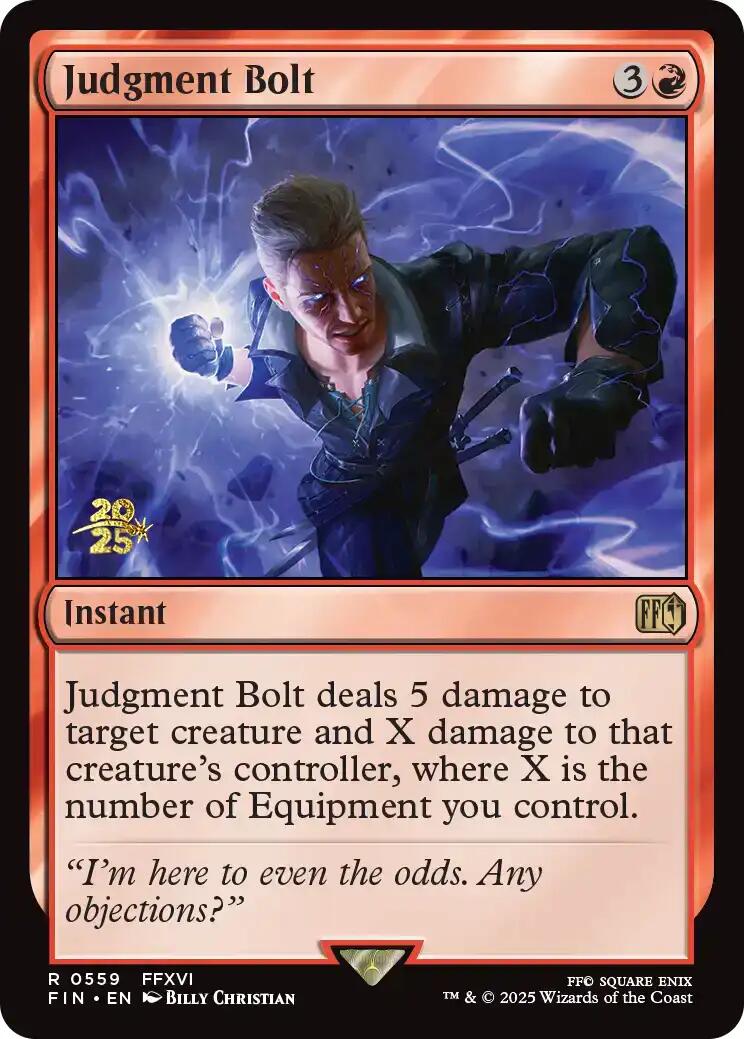 Judgment Bolt [FINAL FANTASY Prerelease Promo] | L.A. Mood Comics and Games