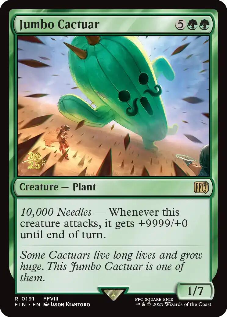 Jumbo Cactuar [FINAL FANTASY Prerelease Promo] | L.A. Mood Comics and Games