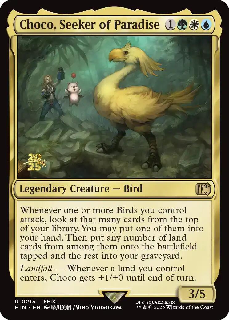 Choco, Seeker of Paradise [FINAL FANTASY Prerelease Promo] | L.A. Mood Comics and Games