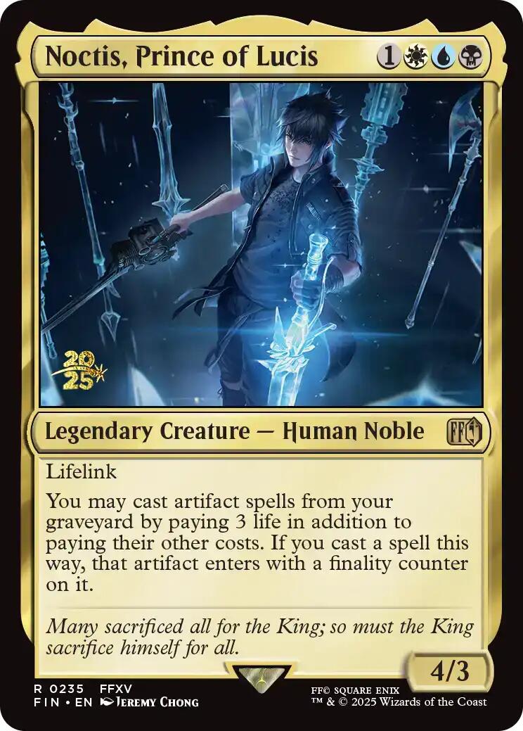 Noctis, Prince of Lucis [FINAL FANTASY Prerelease Promo] | L.A. Mood Comics and Games