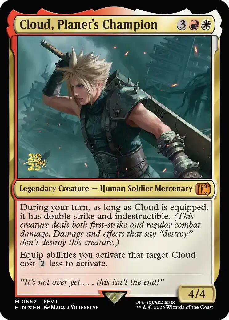 Cloud, Planet's Champion [FINAL FANTASY Prerelease Promo] | L.A. Mood Comics and Games