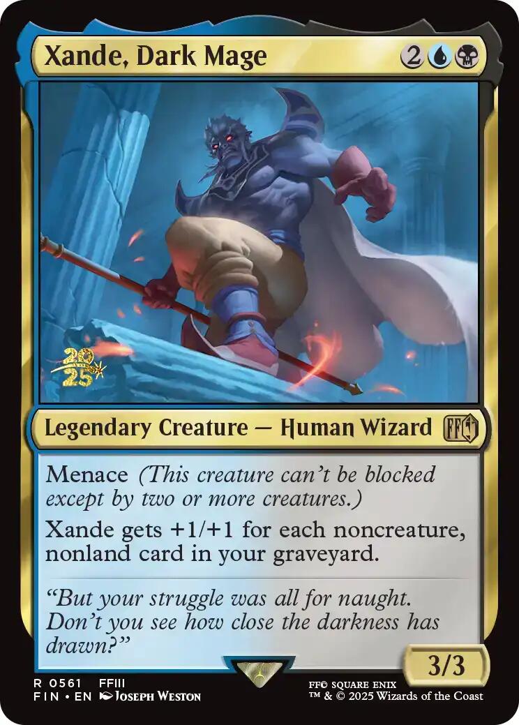 Xande, Dark Mage [FINAL FANTASY Prerelease Promo] | L.A. Mood Comics and Games