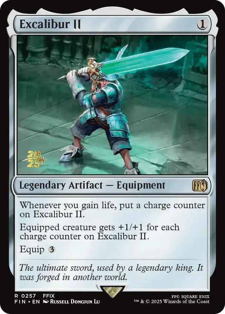 Excalibur II [FINAL FANTASY Prerelease Promo] | L.A. Mood Comics and Games