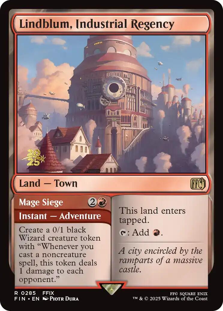 Lindblum, Industrial Regency [FINAL FANTASY Prerelease Promo] | L.A. Mood Comics and Games
