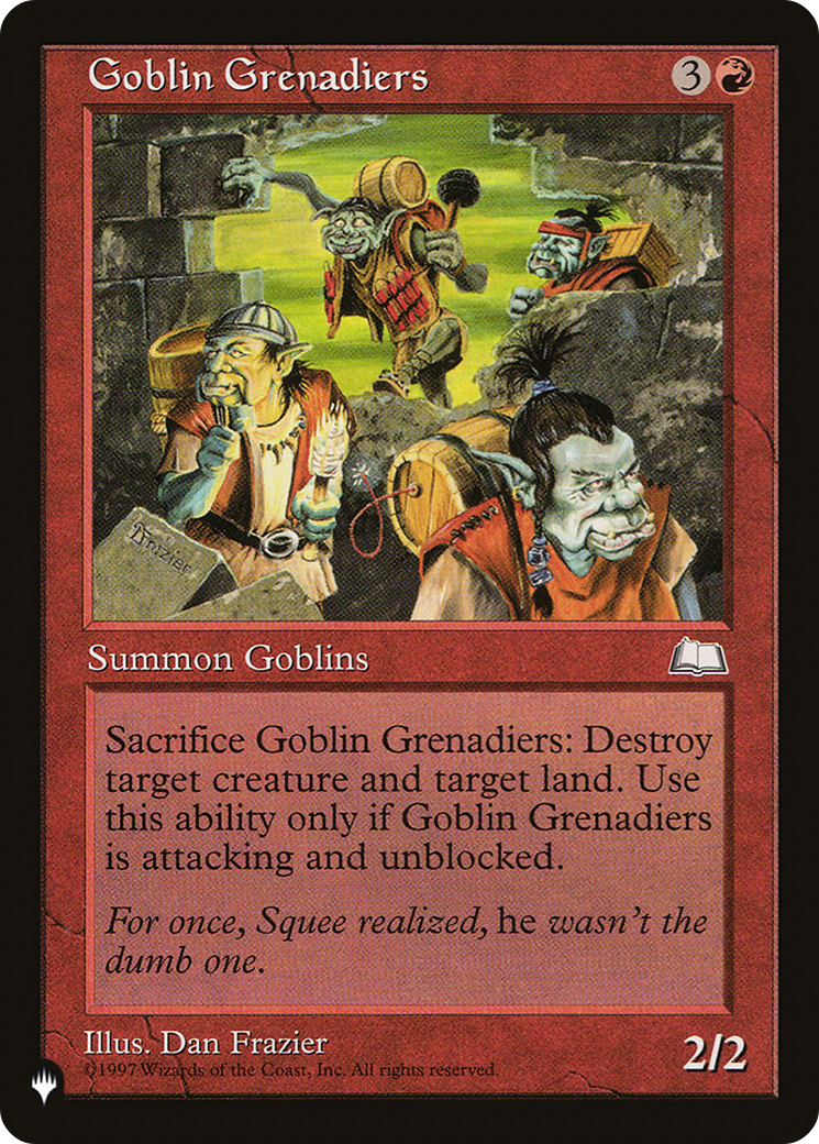 Goblin Grenadiers [The List] | L.A. Mood Comics and Games