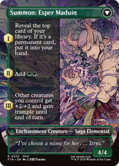 Esper Origins // Summon: Esper Maduin (Borderless) [FINAL FANTASY] | L.A. Mood Comics and Games